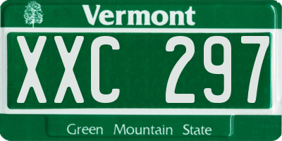 VT license plate XXC297