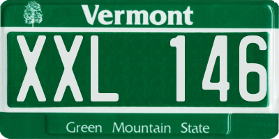 VT license plate XXL146