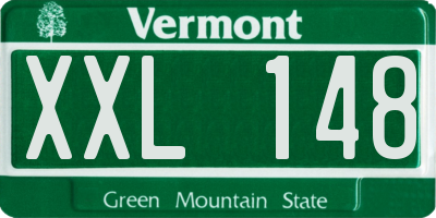 VT license plate XXL148