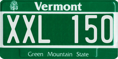 VT license plate XXL150