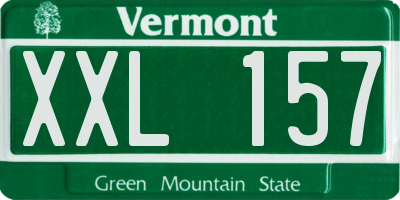 VT license plate XXL157