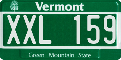 VT license plate XXL159
