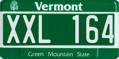 VT license plate XXL164