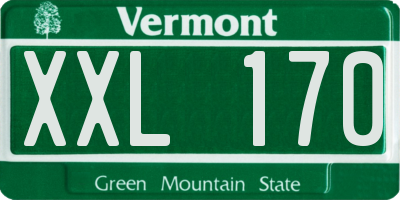 VT license plate XXL170