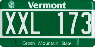 VT license plate XXL173