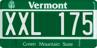 VT license plate XXL175