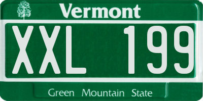 VT license plate XXL199
