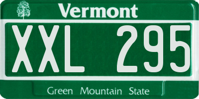 VT license plate XXL295