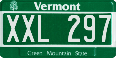 VT license plate XXL297