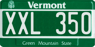 VT license plate XXL350