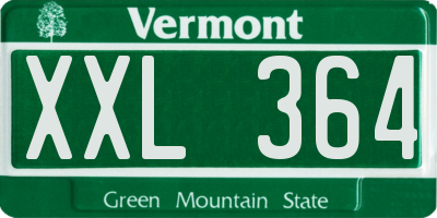 VT license plate XXL364