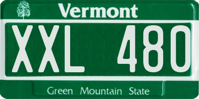 VT license plate XXL480
