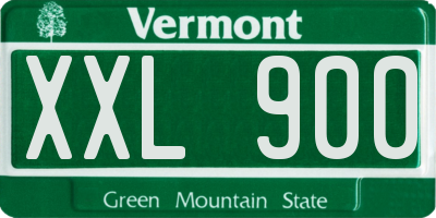 VT license plate XXL900