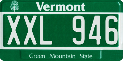 VT license plate XXL946