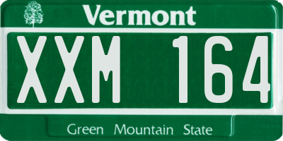 VT license plate XXM164