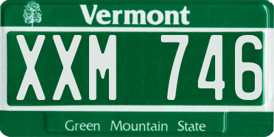 VT license plate XXM746