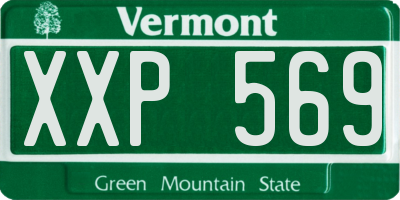 VT license plate XXP569