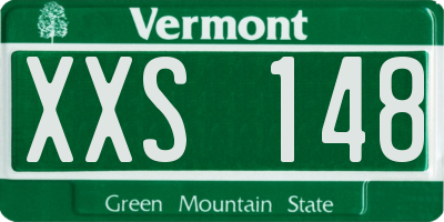 VT license plate XXS148