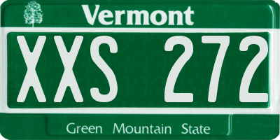 VT license plate XXS272