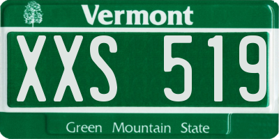 VT license plate XXS519