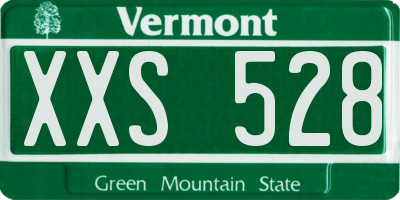 VT license plate XXS528