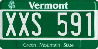 VT license plate XXS591