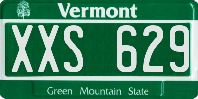 VT license plate XXS629
