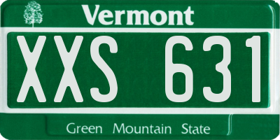 VT license plate XXS631