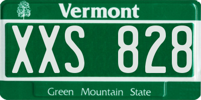 VT license plate XXS828