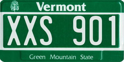 VT license plate XXS901