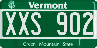 VT license plate XXS902