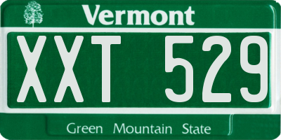 VT license plate XXT529