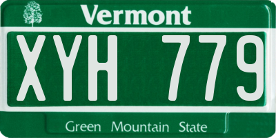VT license plate XYH779