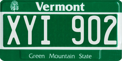 VT license plate XYI902