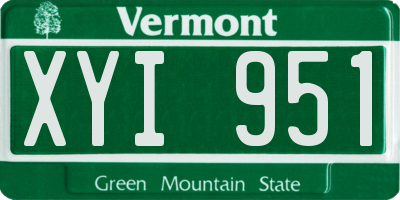 VT license plate XYI951