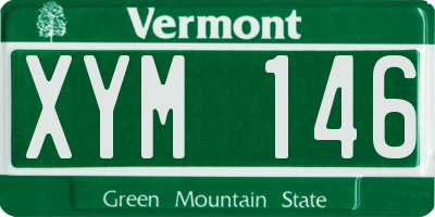 VT license plate XYM146