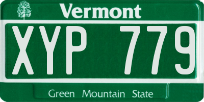VT license plate XYP779