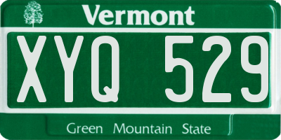 VT license plate XYQ529