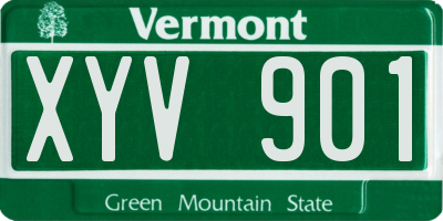 VT license plate XYV901