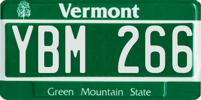 VT license plate YBM266