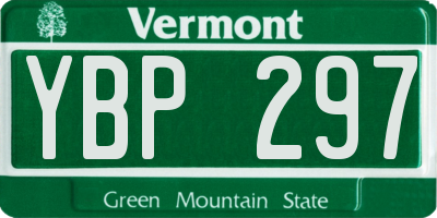 VT license plate YBP297