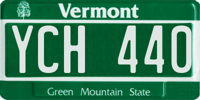 VT license plate YCH440