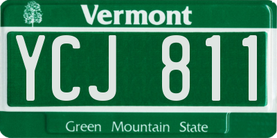 VT license plate YCJ811