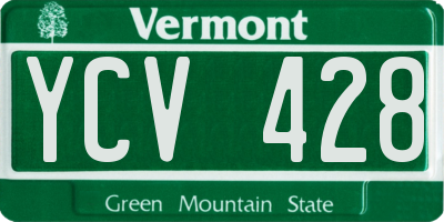 VT license plate YCV428