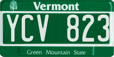 VT license plate YCV823