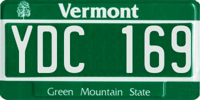 VT license plate YDC169
