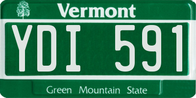 VT license plate YDI591