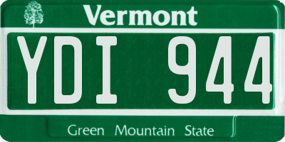 VT license plate YDI944
