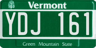 VT license plate YDJ161
