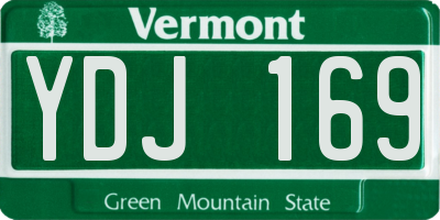 VT license plate YDJ169